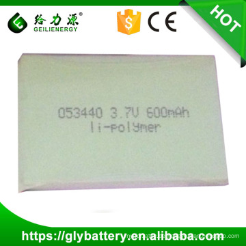 053440 Lipo Batterie 3.7v 600mAh